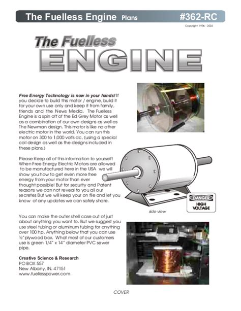 This motor is like no other electric motor in the . . Fuelless engine pdf